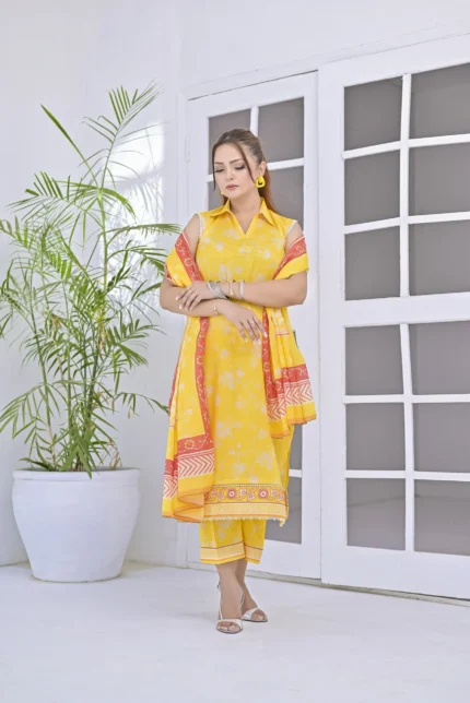 3 PIECE LAWN PRINTED SUIT UNSTITCHED
